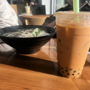 pho and Thai Milk Tea