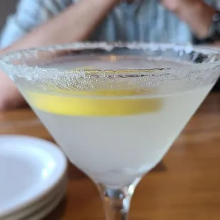 Lemon drop martini. Yummy!!
