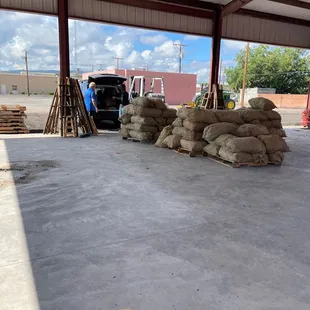 Buying five 40 lbs bags of medium hatch peppers