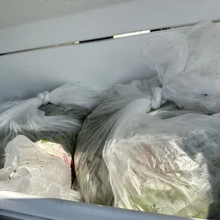 8 bags -40 lbs each bag - roasted &amp; peeled Hatch chile peppers