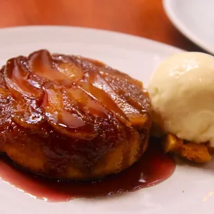 Pear upside down cake. Yum!