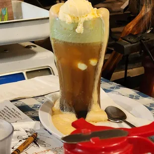 Root beer float