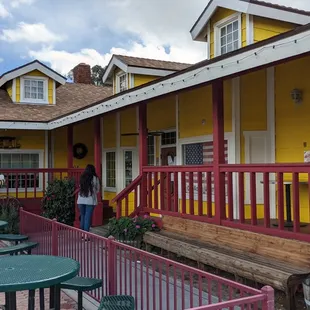 the outside of the building