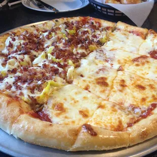 Why yes, that is a garlic butter crust.