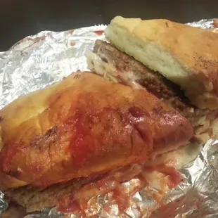 small steak hoagie - cheap, but not very good