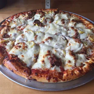 Large Onion, Banana Pepper, and Gyro Meat