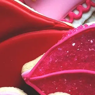 a heart shaped cookie