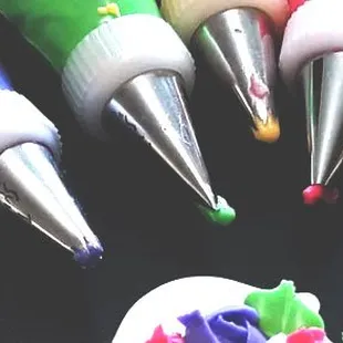 a variety of decorated sugar cookies