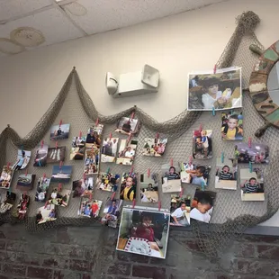 Decor in slide restaurant