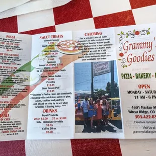 Menu/prices as of February 2, 2023