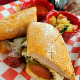 Italian sausage and peppers