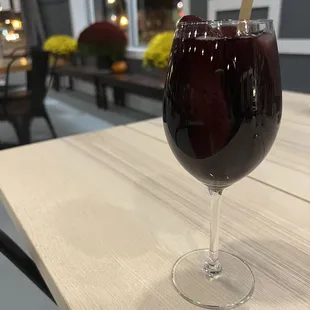 Red wine fall sangria