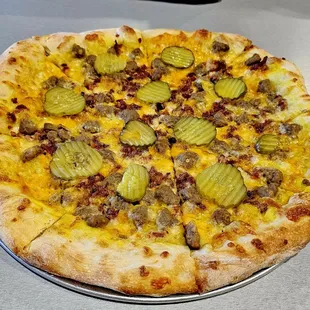 The BCB (bacon cheeseburger)  Taste like a cheeseburger