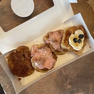 Four donuts