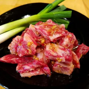 . Seasoned Boneless Short ribs.