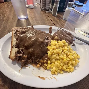 Open Face Roast Beef