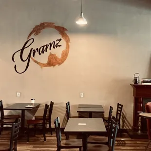 the interior of the restaurant