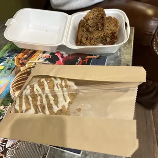 Coffee Cake Cookie and Banana Nut Bread