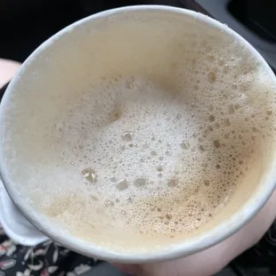 Sadly on my second visit, the young lady made my large latte incorrectly and with half foam :(