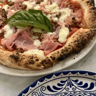 Del Salumiere Pizza $34 ~ average tasting pizza :/