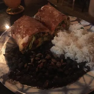 Grilled Avocado Burrito