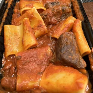 Short rib pasta