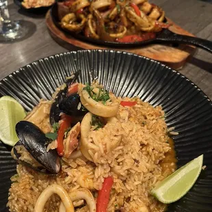 Shrimp Or Seafood Rice / Arroz Con Camarones O Mariscos