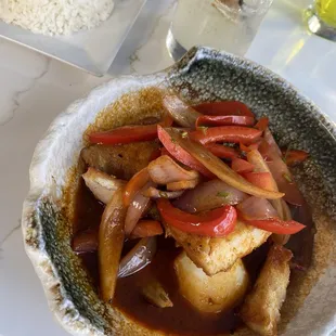 Corvina encebollado