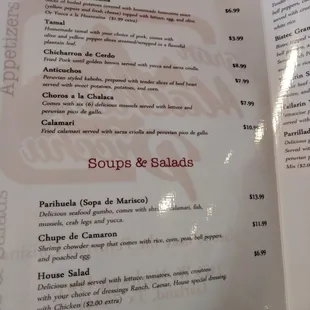 Appetizers and Soups