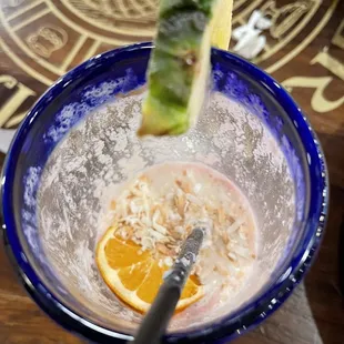 lava flow drink! SO GOOD!