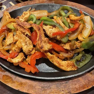 Chicken fajita for one