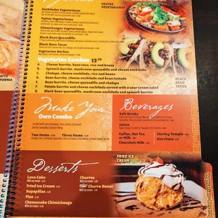 This is their main menu - page 7.  Photo taken May 5, 2024.