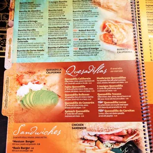 This is their main menu - page 6.  Photo taken May 5, 2024.