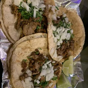 Asada street tacos