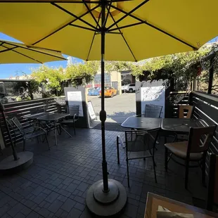 Outdoor seating area