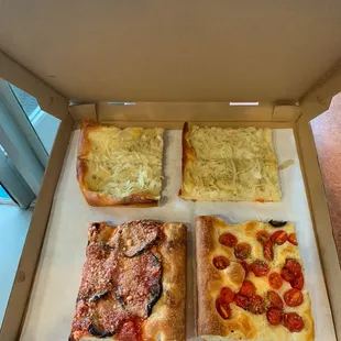 Fresh Focaccia (my favorite is with caramelized onions)
