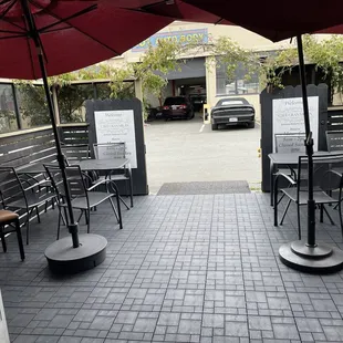 Patio with outdoor seating