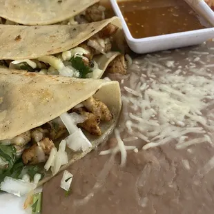 Chicken tacos