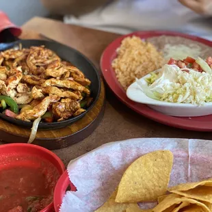a table of mexican food