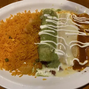 Enchiladas Banderas.