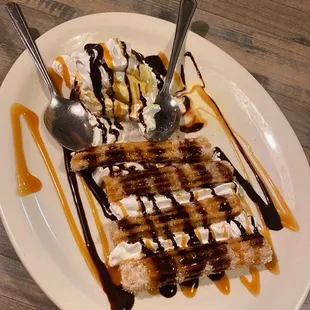 Churro dessert