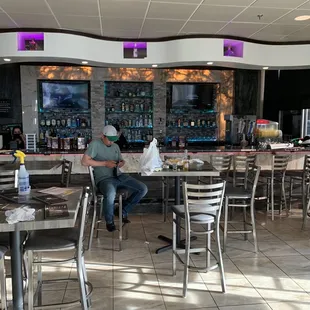 Bar area...