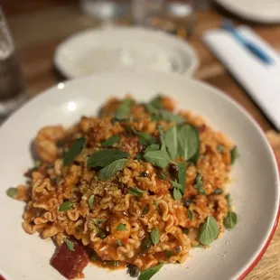 Spicy pasta with Shrimp