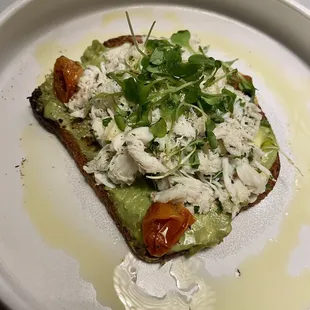 Crab Avocado Toast