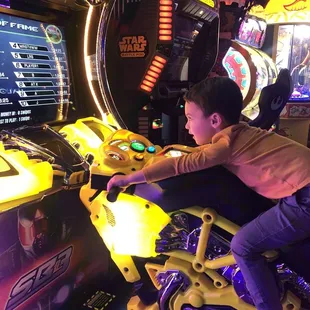 When bowling was done, the arcade was a big hit! We have each kiddo a $5 arcade card as their party favor.