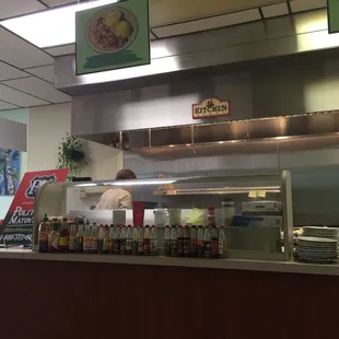 Kitchen and hot sauce selection