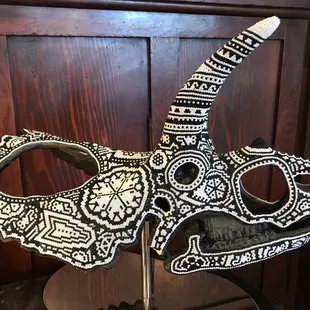 Beaded skull