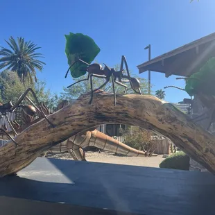 Leaf cutter ant sculpture