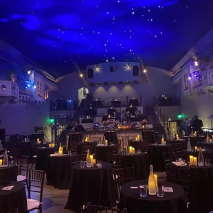 the stage and stage set up for a concert