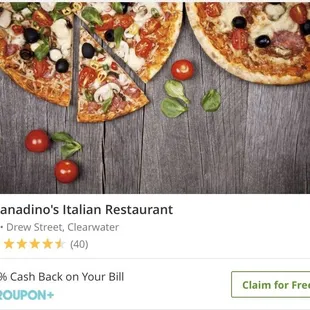 Feb 2020 Clearwater: 20% Cash Back w/ Groupon